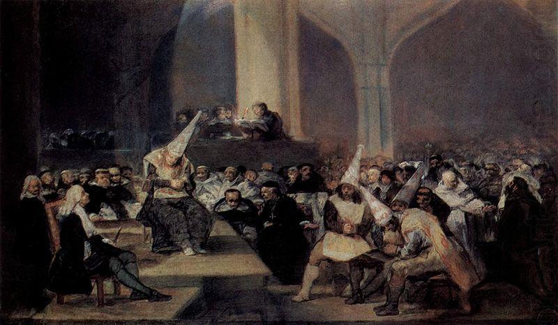Francisco de Goya Tribunal der Inquisition oil painting picture
